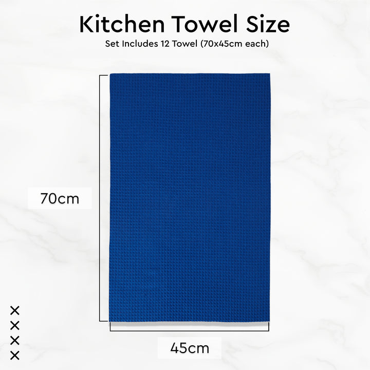Cotton MultiColor Kitchen Towel (Pack of 12)