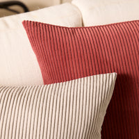 Corduroy Rust Brown Cushion Cover (Pack of 2)