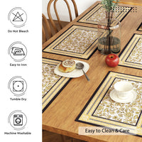 Cotton Yellow-02 Placemat (Pack of 6)
