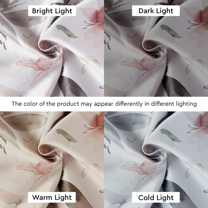 Blackout Polyester F1 Neutral Curtain (Pack of 2)