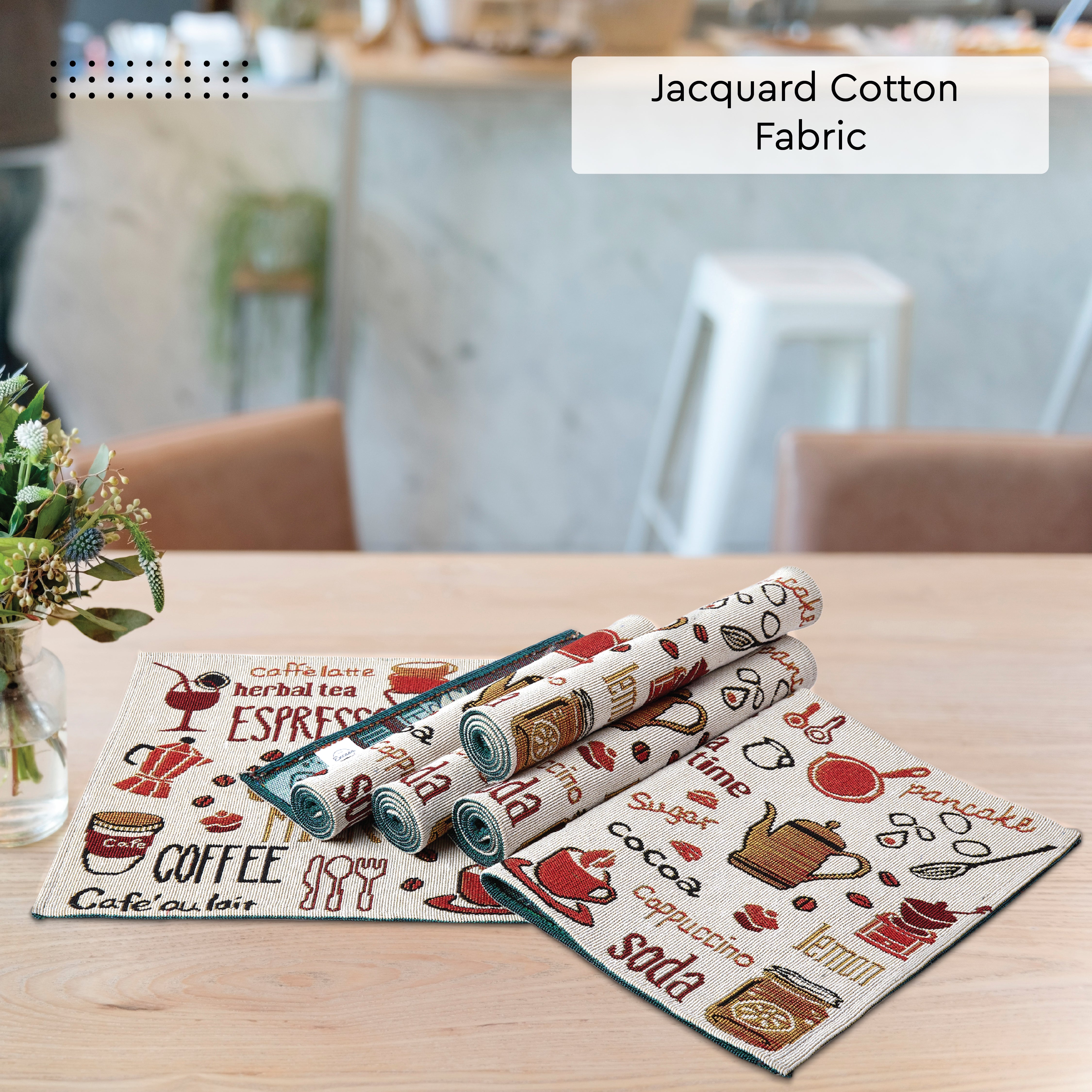 Cotton Espresso Placemat (Pack of 6)