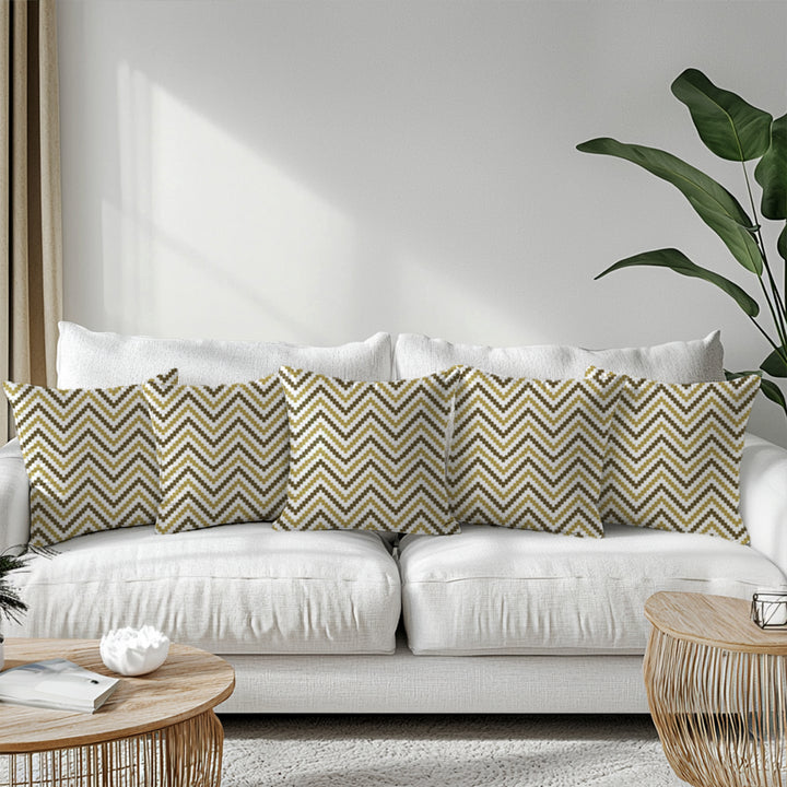 Micro Grey Trellis Cushion Cover