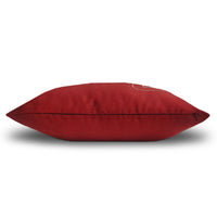 Dupion Silk Chain Red Cushion Cover (Pack of 2)