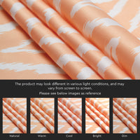 Micro Fire Orange Curtain (Pack of 2)