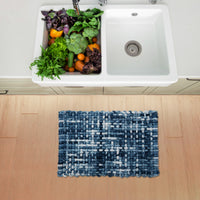 Cotton Blue Bathmat (Pack of 1)