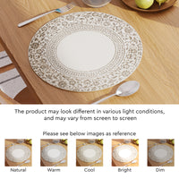 Cotton Printed Grey Placemat (Pack of 2)