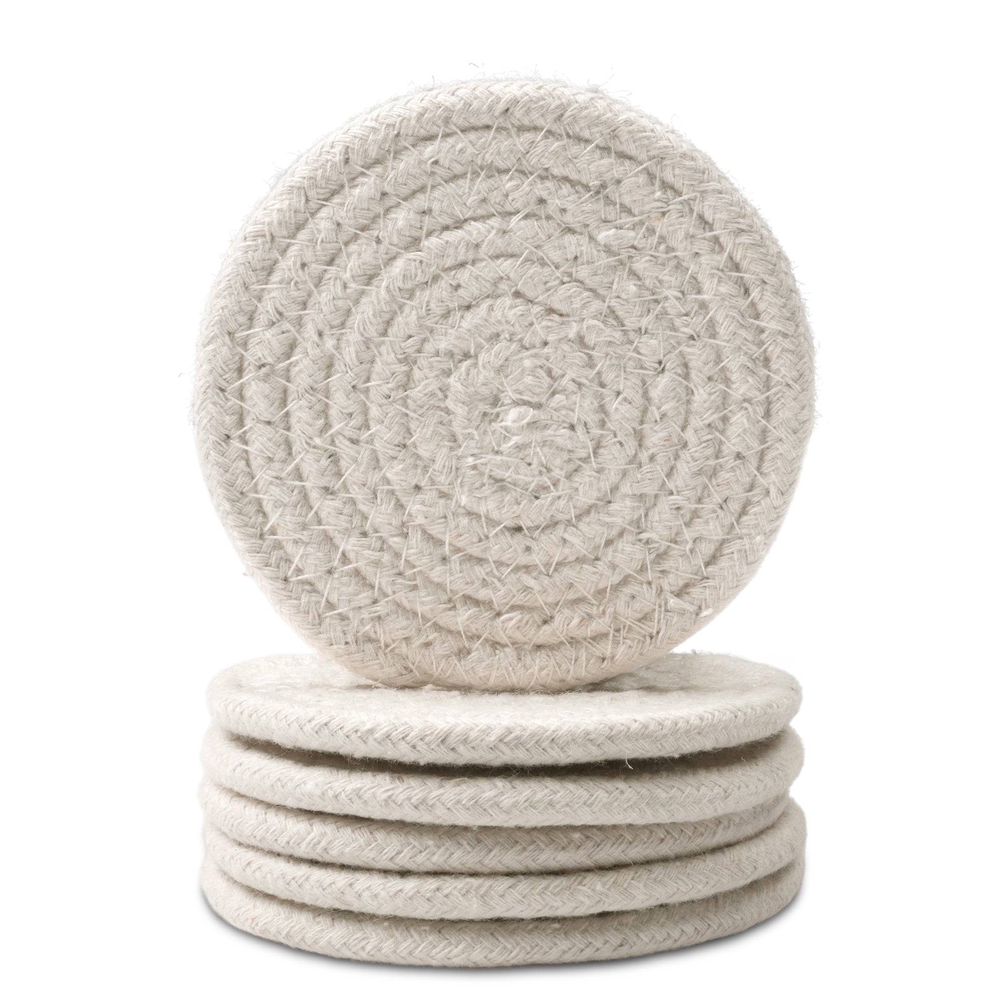 Cotton Off White Coaster