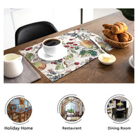 Cotton Fruit Table Runner+Placemat (Pack of 7)