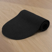 Cotton Black Table Runner (Pack of 1)