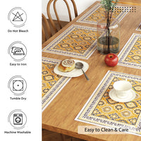 Cotton Yellow-03 Placemat (Pack of 6)