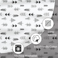 20s Sheeting Black arrow Fabric (1 Meter)