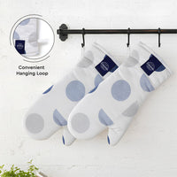 20s Sheeting Blue Moon Oven Gloves (Pack of 2)