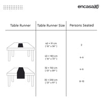 Cotton Red Table Runner (Pack of 1)