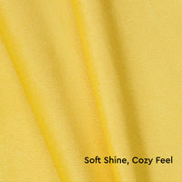 Velvet Lemon Yellow Cushion Cover (Pack of 2)