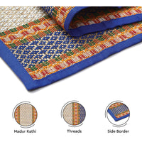 Madur Kathi Blue Table Runner (Pack of 1)