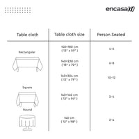 Cotton Tan Table Cloth (Pack of 1)