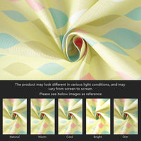 Polyester Teardrops Lemon Curtain (Pack of 2)