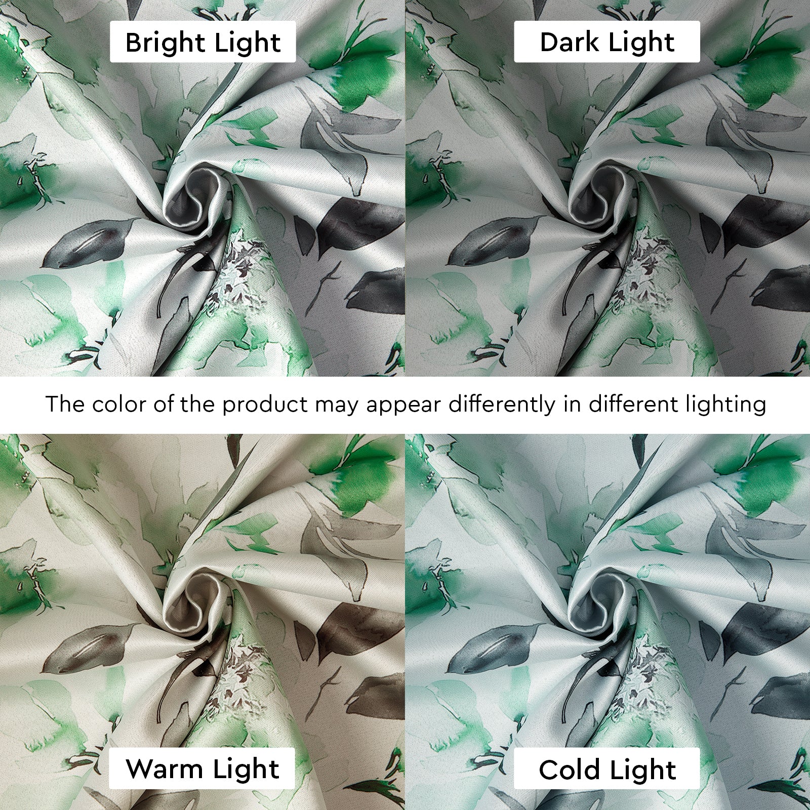 Blackout F1 Green Curtain (Pack of 2)