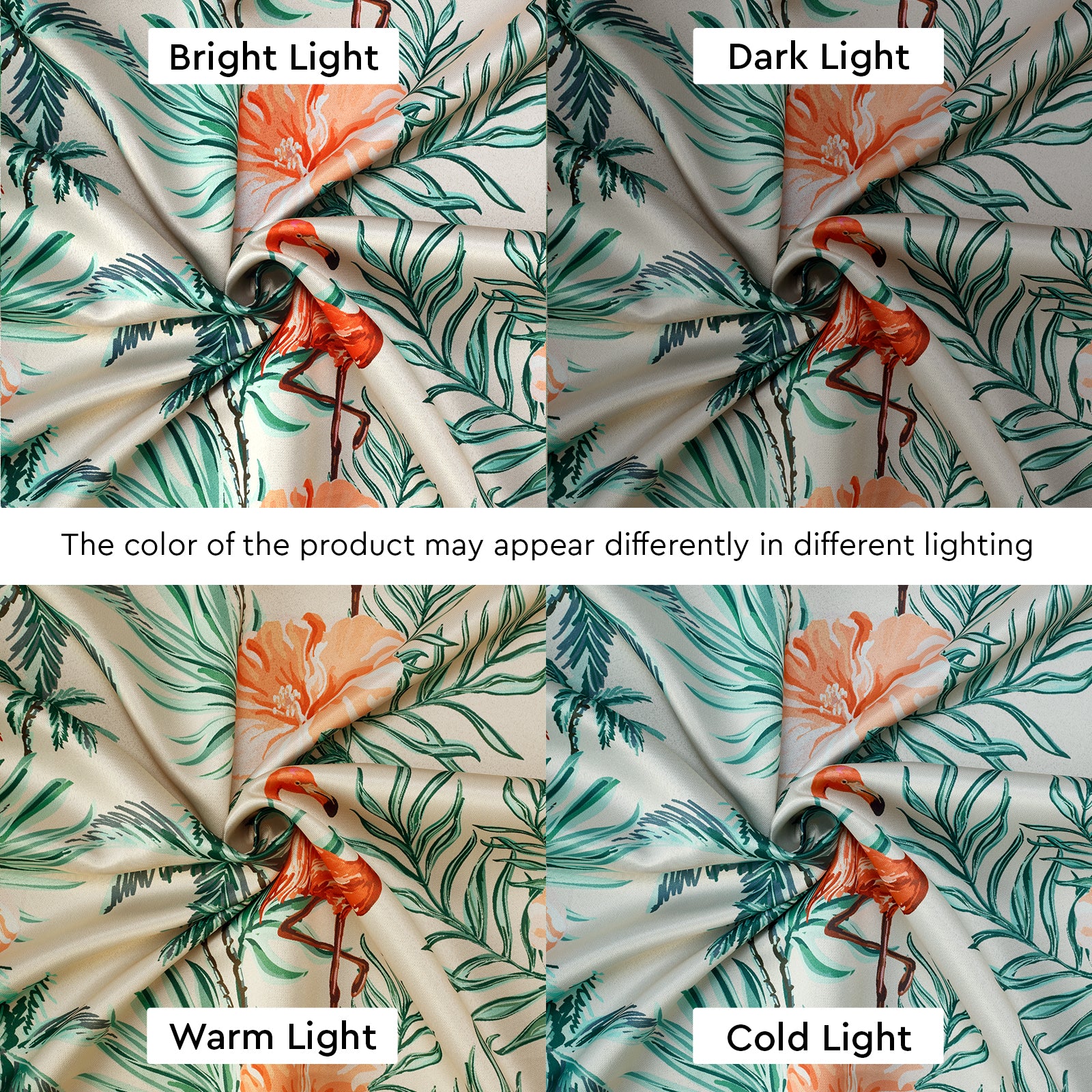 Blackout Flamingo Curtain (Pack of 2)