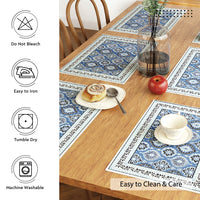 Cotton Indigo-03 Placemat (Pack of 6)