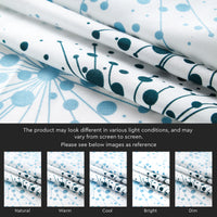 Polyester Blowball Curtain (Pack of 2)