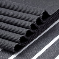 Cotton Roma Grey Table Runner+Placemat (Pack of 7)