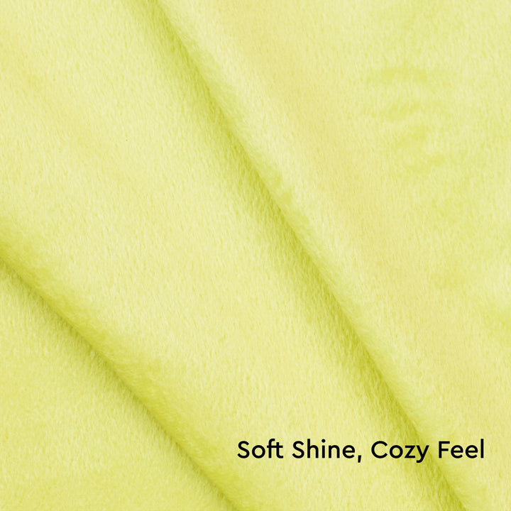 Velvet Pale Lime Cushion Cover