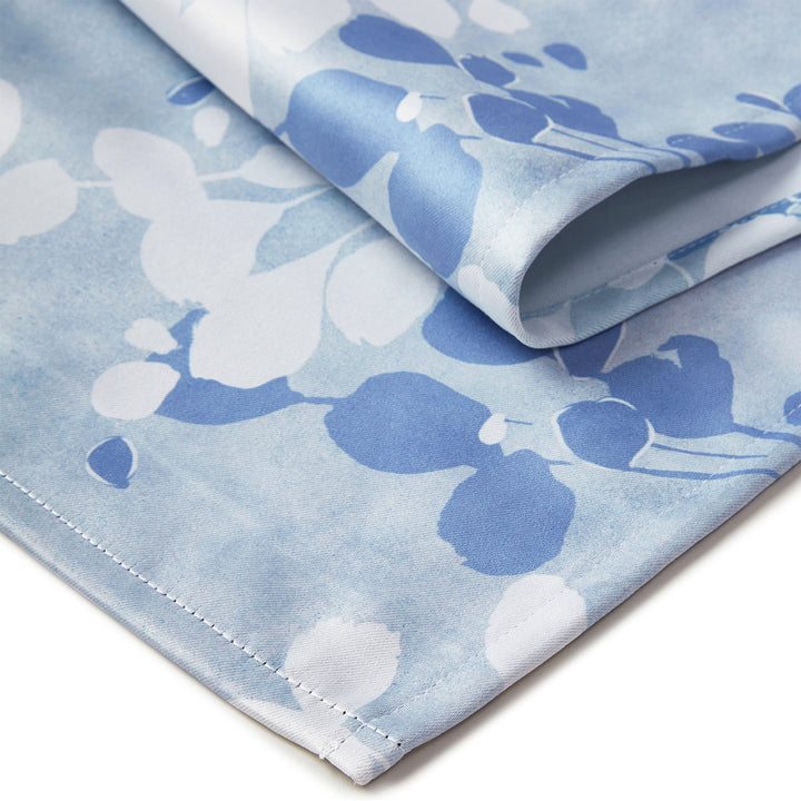 Blackout Polyester L2 Blue Table Runner (Pack of 1)