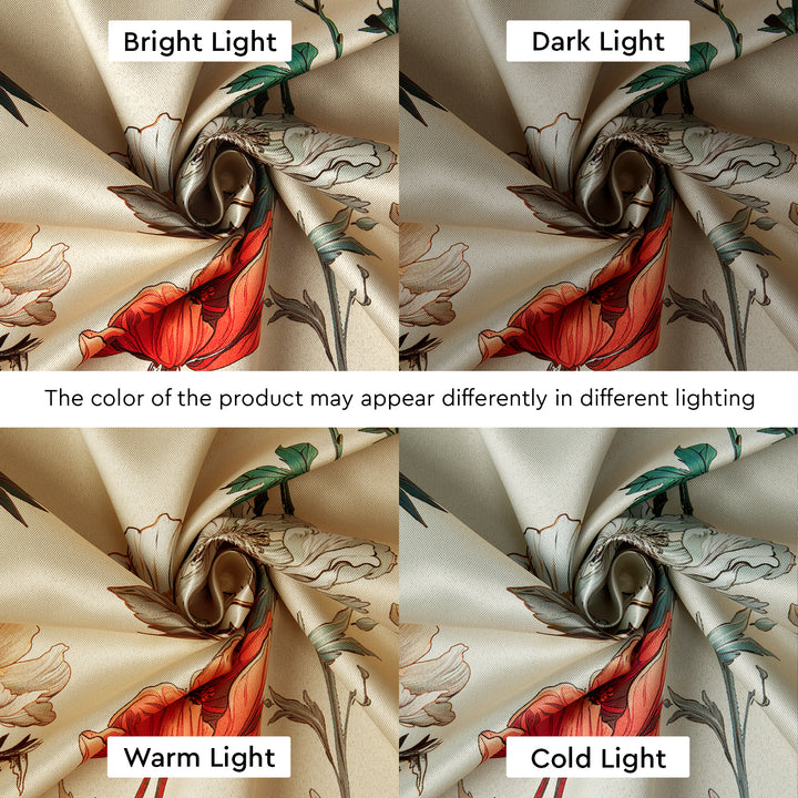 Blackout J2 Beige Curtain (Pack of 2)