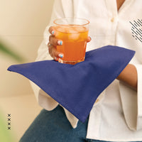 Cotton Scotch Blue Table Napkins (Pack of 12)