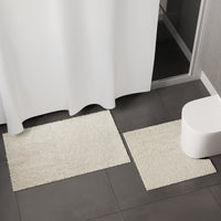 Cotton Cream Bathmat (Pack of 2)