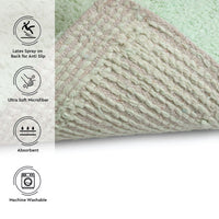 Polyester Pineapple Combo Shower Curtain + Bathmat (Pack of 3)