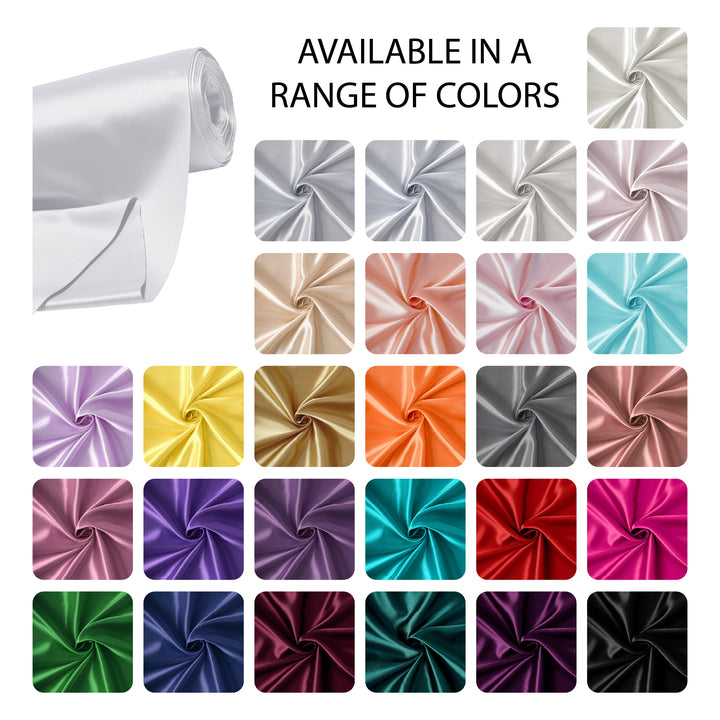 Satin Polyester Silk Lavender Fabric