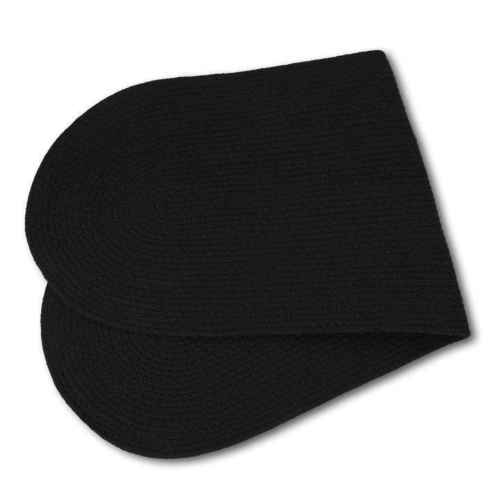 Cotton Black Table Runner (Pack of 1)