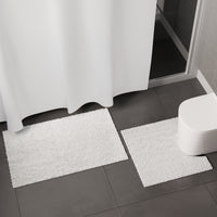 Cotton White Bathmat (Pack of 2)