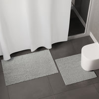 Cotton Light Grey Bathmat (Pack of 2)