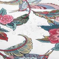Polyester Chintz Red Table Cloth (Pack of 1)