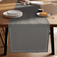Cotton Grey Table Runner (Pack of 1)
