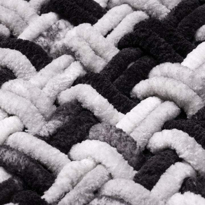 Cotton Black Bathmat (Pack of 1)