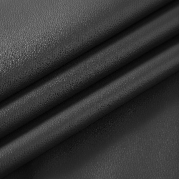 PVC Leather Dark Grey Table Runner