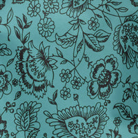 20s Sheeting Blue Colour Flower Fabric (1 Meter)