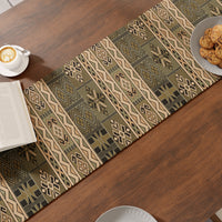 Cotton Canvas African Table Runner