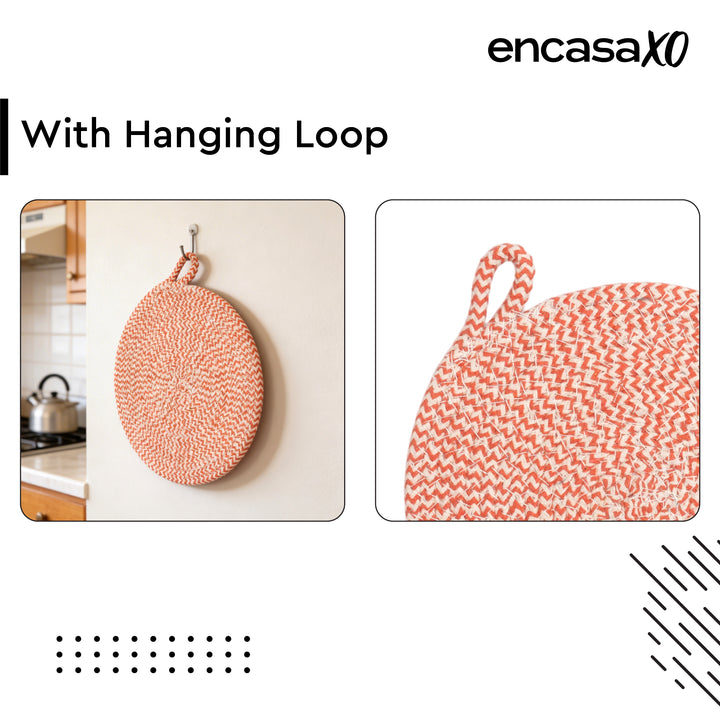 Cotton Coral Multi Combo Trivet