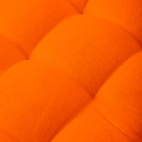 Cotton Orange Chairpad (Pack of 2)