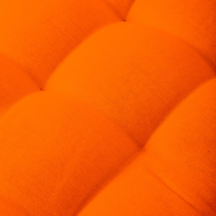 Cotton Orange Chairpad (Pack of 2)