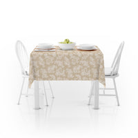 Cotton Beige Table Cloth (Pack of 1)