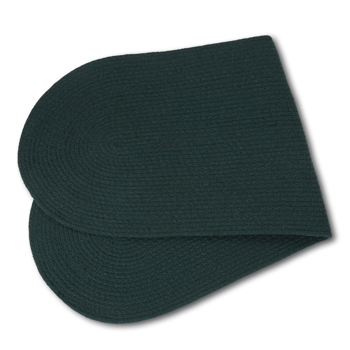 Cotton Dark Green Table Runner (Pack of 1)