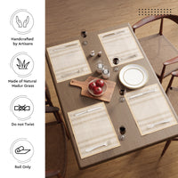 Madur Kathi Beige Placemat (Pack of 4)