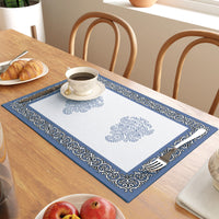 Cotton Indigo-01 Placemat (Pack of 6)