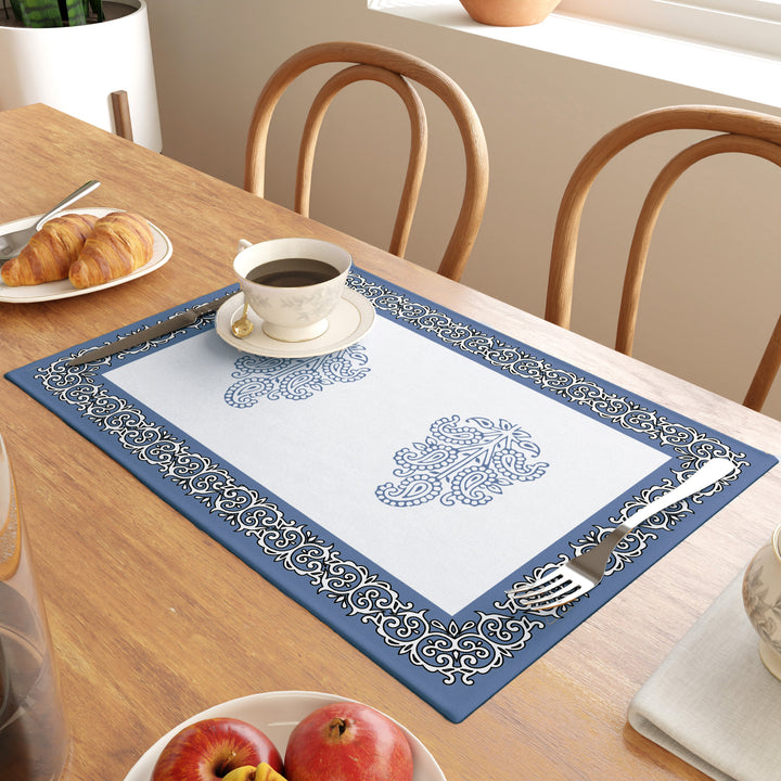 Cotton Indigo-01 Placemat (Pack of 6)